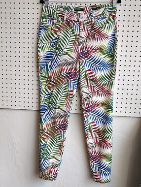 Needle&Cloth Skinny ankle Palm Leaf Pants